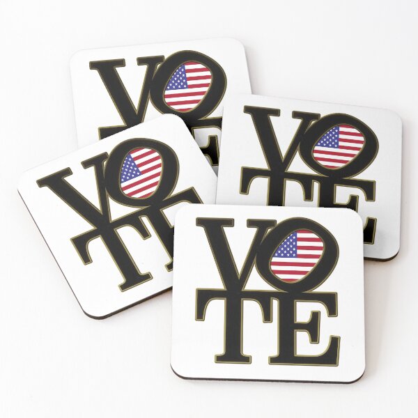 Item preview, Vote USA election politics designed and sold by Happy Puppy Print On Demand.
