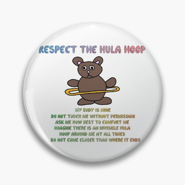 Item preview, Respect the hula hoop designed and sold by NatLeBrunDesign.
