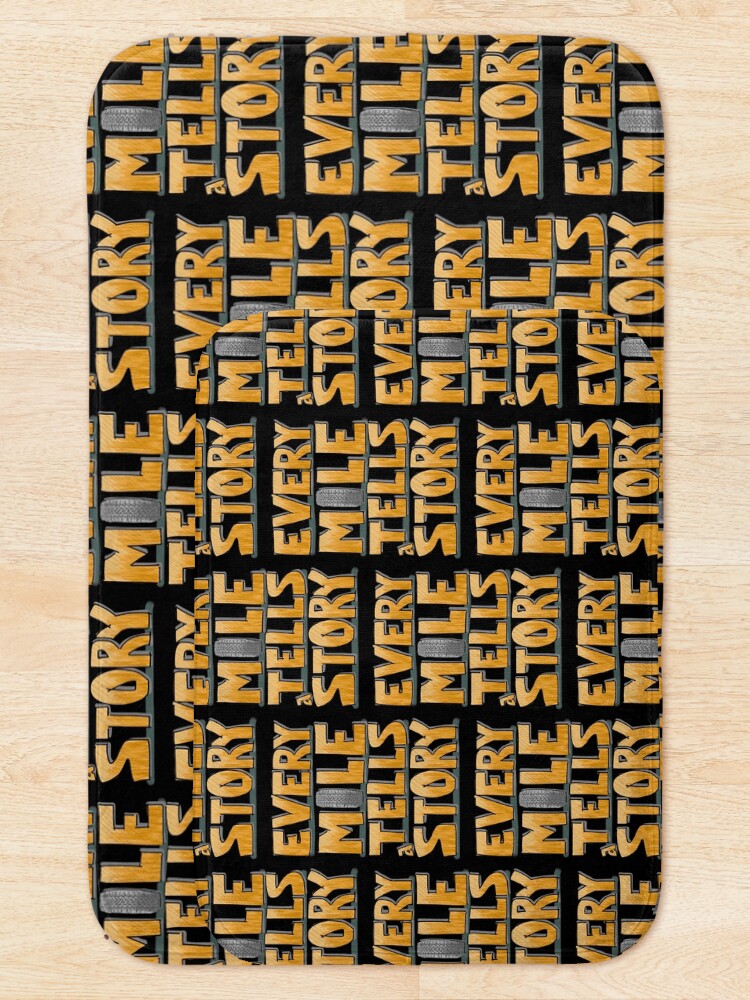 Alternate view of Tire in the Mile Bath Mat