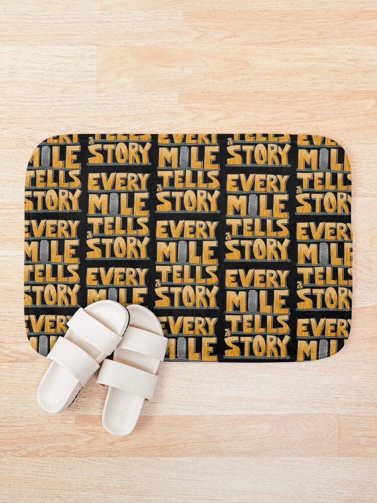 Alternate view of Tire in the Mile Bath Mat