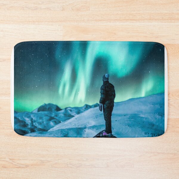 Item preview, Man standing near snow field designed and sold by Moreish.