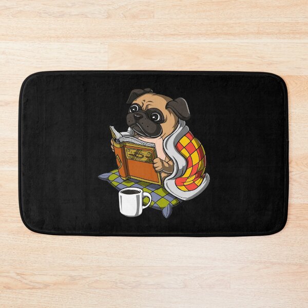 Item preview, Pug Dog Reading A Book designed and sold by underheaven.