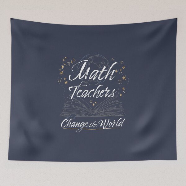 Item preview, Math Teachers Change The World designed and sold by AscendMerch.