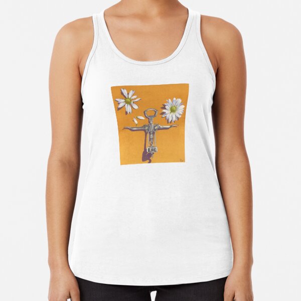 Juggling Daisies Racerback Tank Top