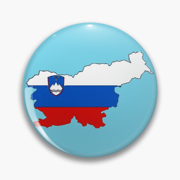 Item preview, Slovenia Map With Slovenian Flag designed and sold by Havocgirl.
