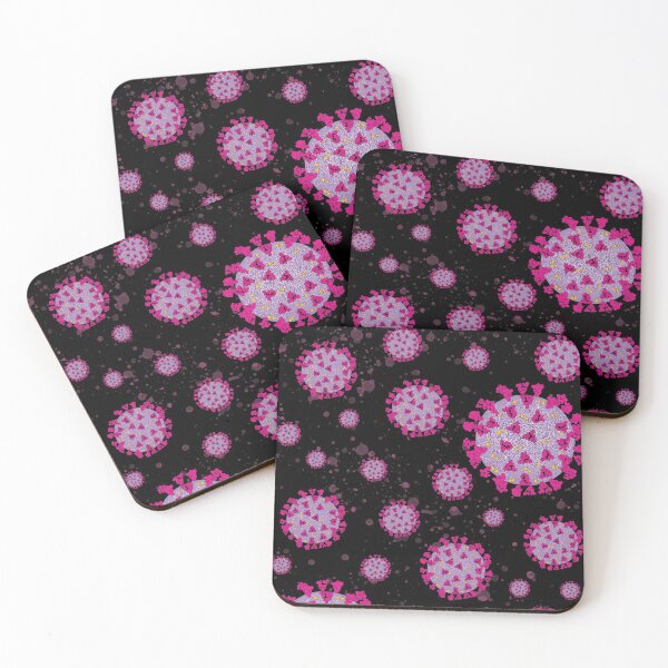 Item preview, Covid-19 Flower Pattern designed and sold by javaneka.