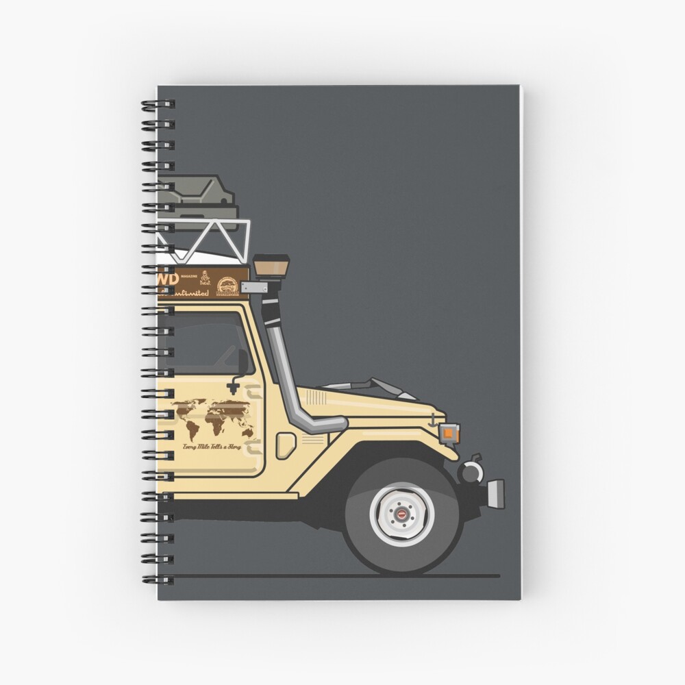 Exploromobile Spiral Notebook