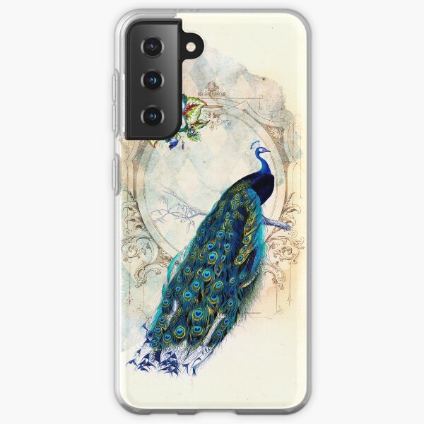 Vintage Peacock Case Samsung Galaxy Soft Case