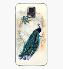 Funda/vinilo para Samsung Galaxy Caja de pavo real vintage