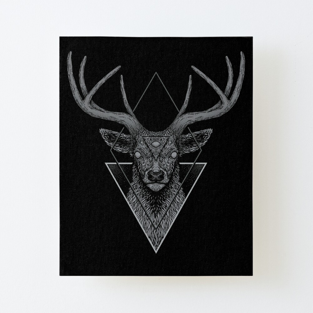 Demon Deer Art Board Print for Sale by violetmagician