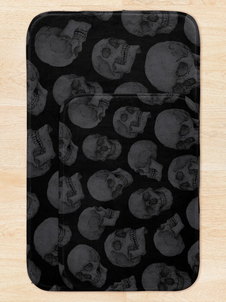 Alternate view of Skulls Bath Mat