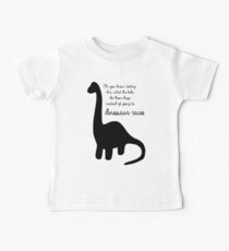 Dinosaur Races Baby Tee