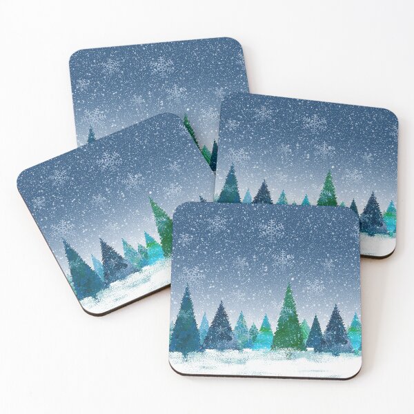 Item preview, Forest in winter designed and sold by OtterFactory.