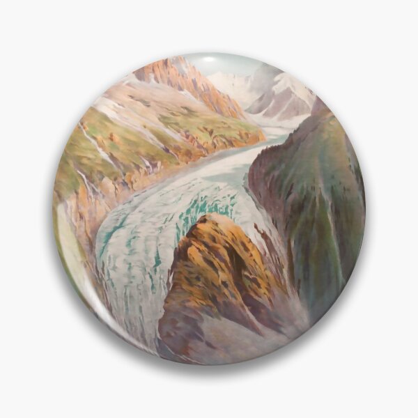 Item preview, Mer de Glace vintage travel poster designed and sold by stickart-marek.