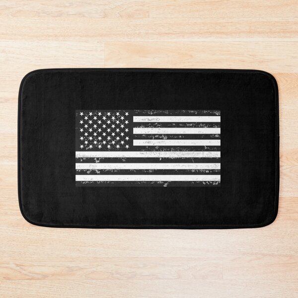 Item preview, Distressed Black and White American Flag  designed and sold by Chakibalami.