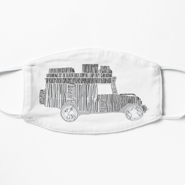 Artsy Sketchy Flat Mask