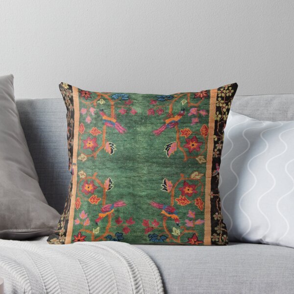 Item preview, Vintage Art Deco Chinese Rug Print designed and sold by Vicky Brago-Mitchell®.