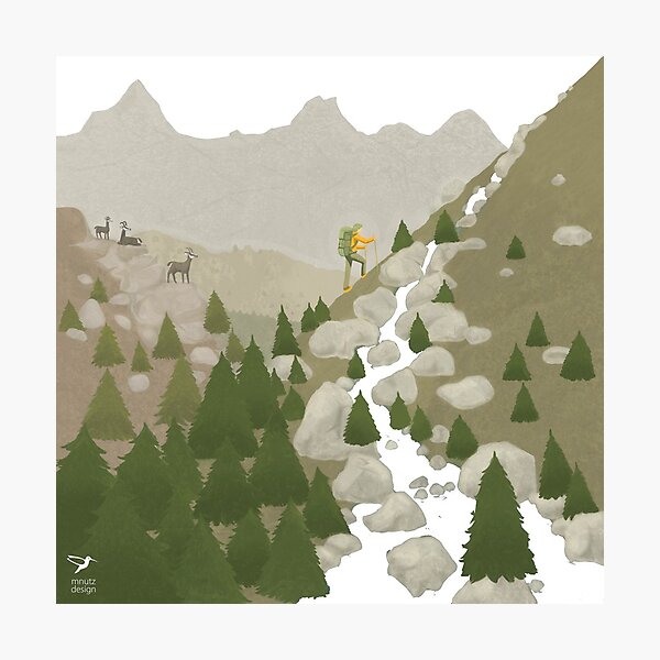 Freiraum - Trekking Fotodruck