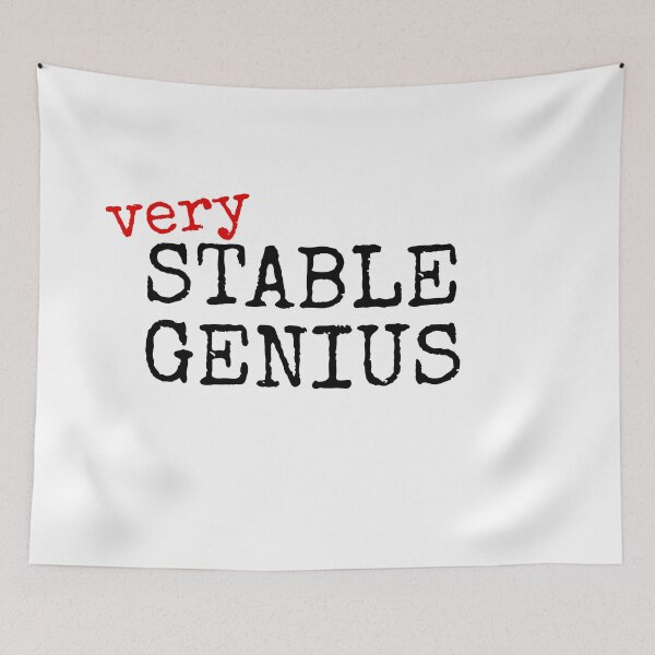 Item preview, Very Stable Genius President Doctor Donald Trump designed and sold by gillys.