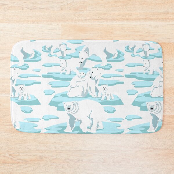 Item preview, Save the Polar Bear (navy) designed and sold by BessoChicca.