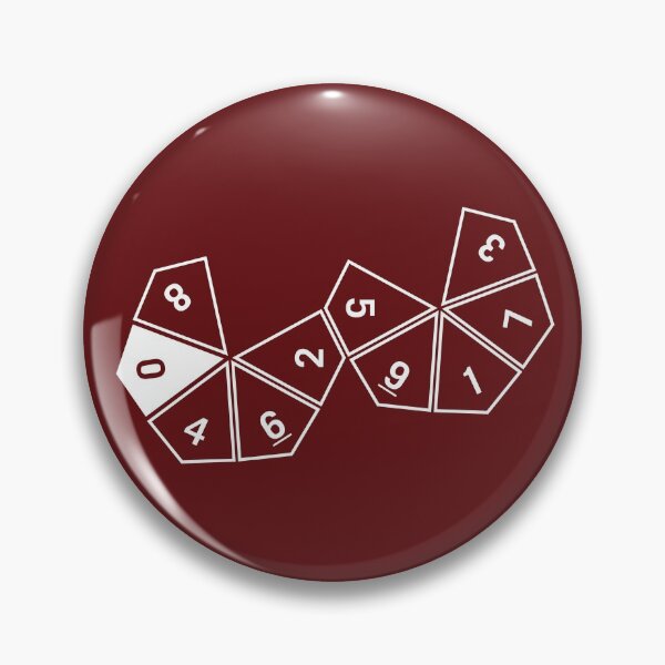 Item preview, Red Unrolled D10 designed and sold by clarkstpress.