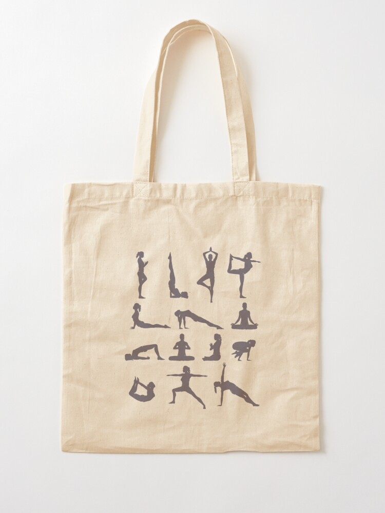 Buy Namaste Yoga Canvas Cotton Tote Bag/yoga Mat Bag/personalized