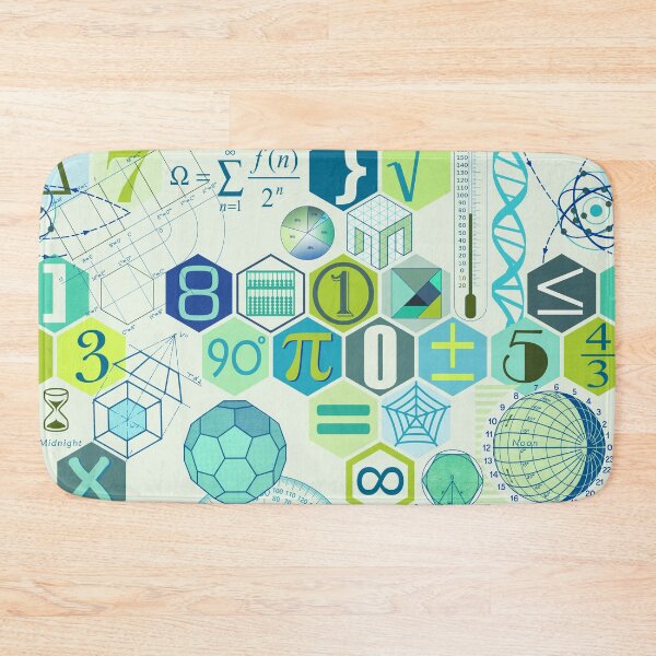Item preview,  Math in color (aqua green) designed and sold by BessoChicca.