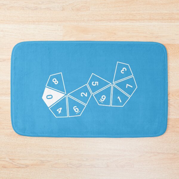 Item preview, Blue Unrolled D10 designed and sold by clarkstpress.