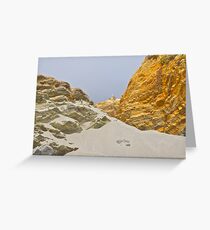 Sandy Sculptures Greeting Card