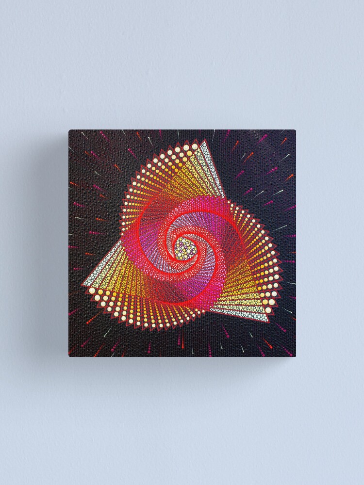 Fibonacci Spiral Canvas Print By Viodots Redbubble