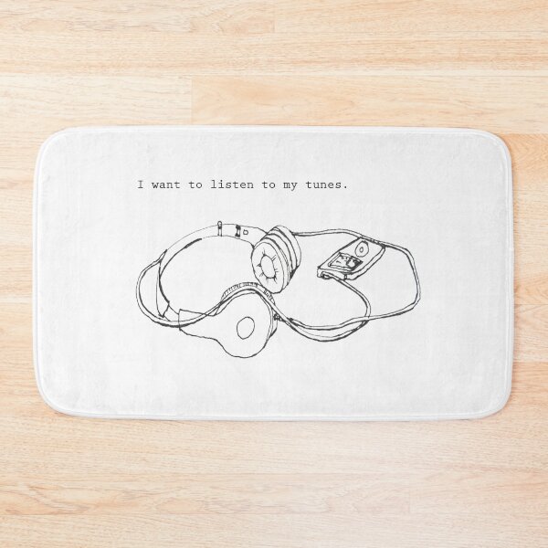 Item preview, I want to listen to my tunes. designed and sold by ArtbyAnnieGrant.