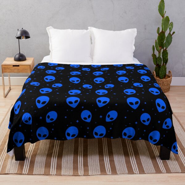 Item preview, Blue and black alien pattern designed and sold by lipemo.