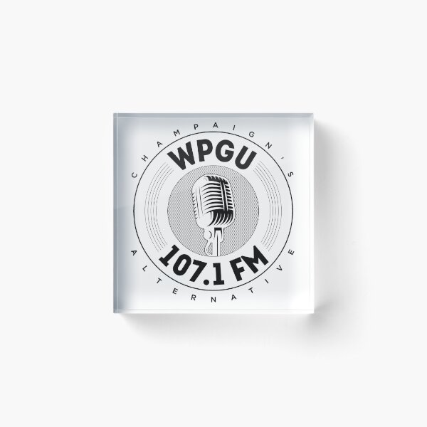 WPGU Fall Quad Day Logo 2019-2020 Acrylic Block