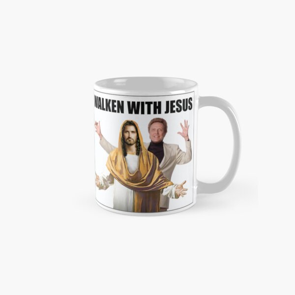 Walken With Jesus - Funny Walking With Jesus Gift Ideas for Christopher Lovers Classic Mug