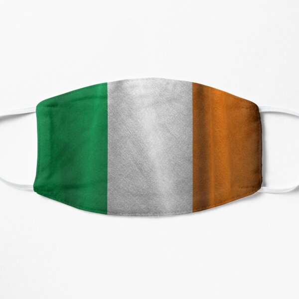 Irish Flag Face Mask Flat Mask