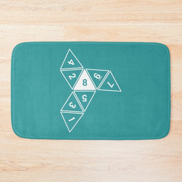Item preview, Teal Unrolled D8 designed and sold by clarkstpress.