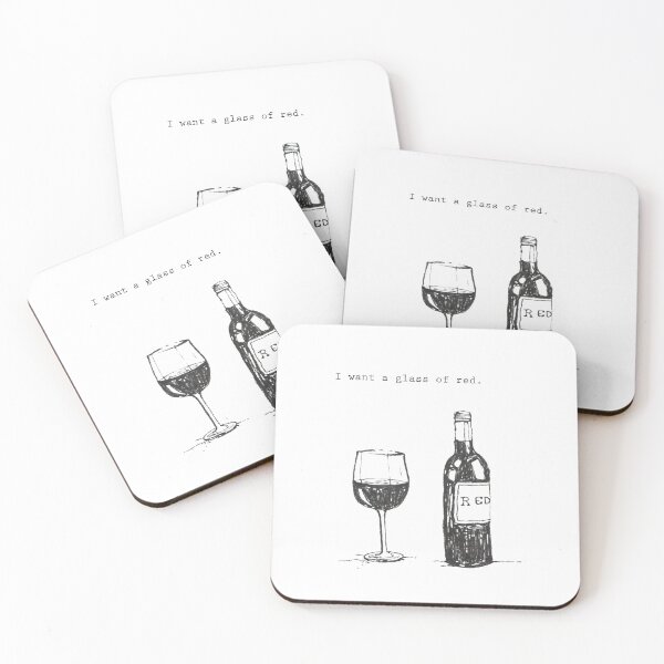 Item preview, I want a glass of red. designed and sold by ArtbyAnnieGrant.