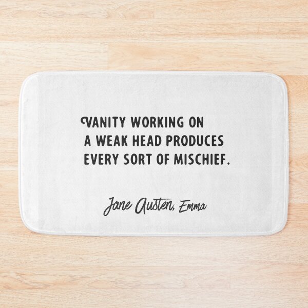 Item preview, Vanity working on a weak head produces every sort of mischief. designed and sold by Ariana Mila -  Awesome quotes.
