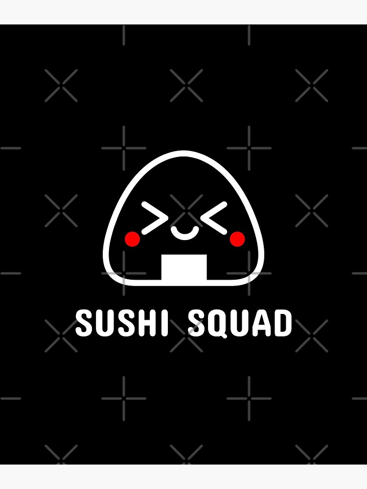 Sushi Squad Cute Japanese Kawaii Weeb Love Framed Art Print By