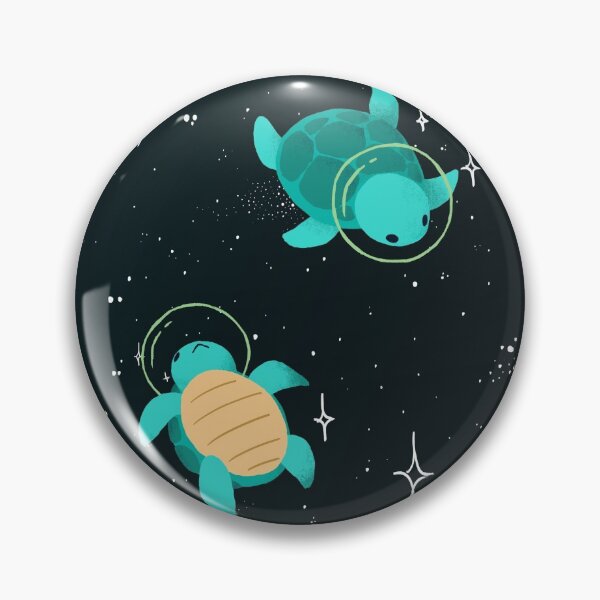 Space Turtles Pin