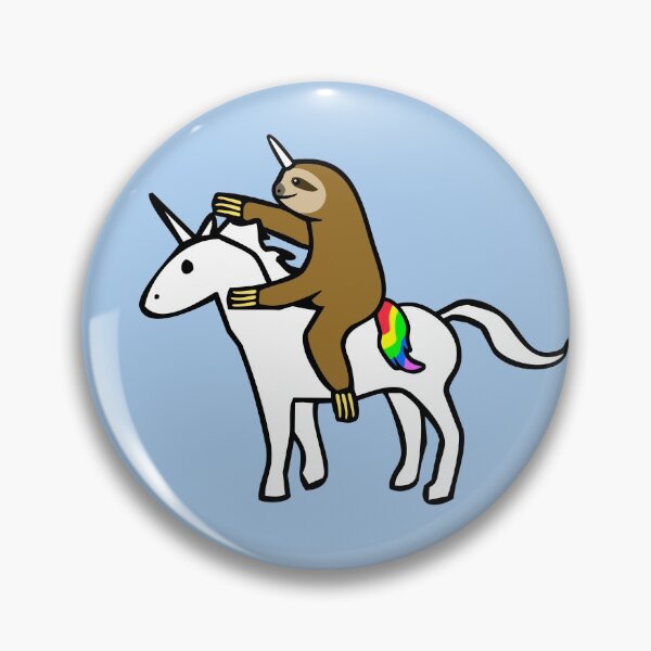 Item preview, Slothicorn Riding Unicorn designed and sold by jezkemp.