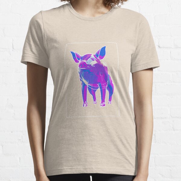 Pig Blue Purple F Essential T-Shirt