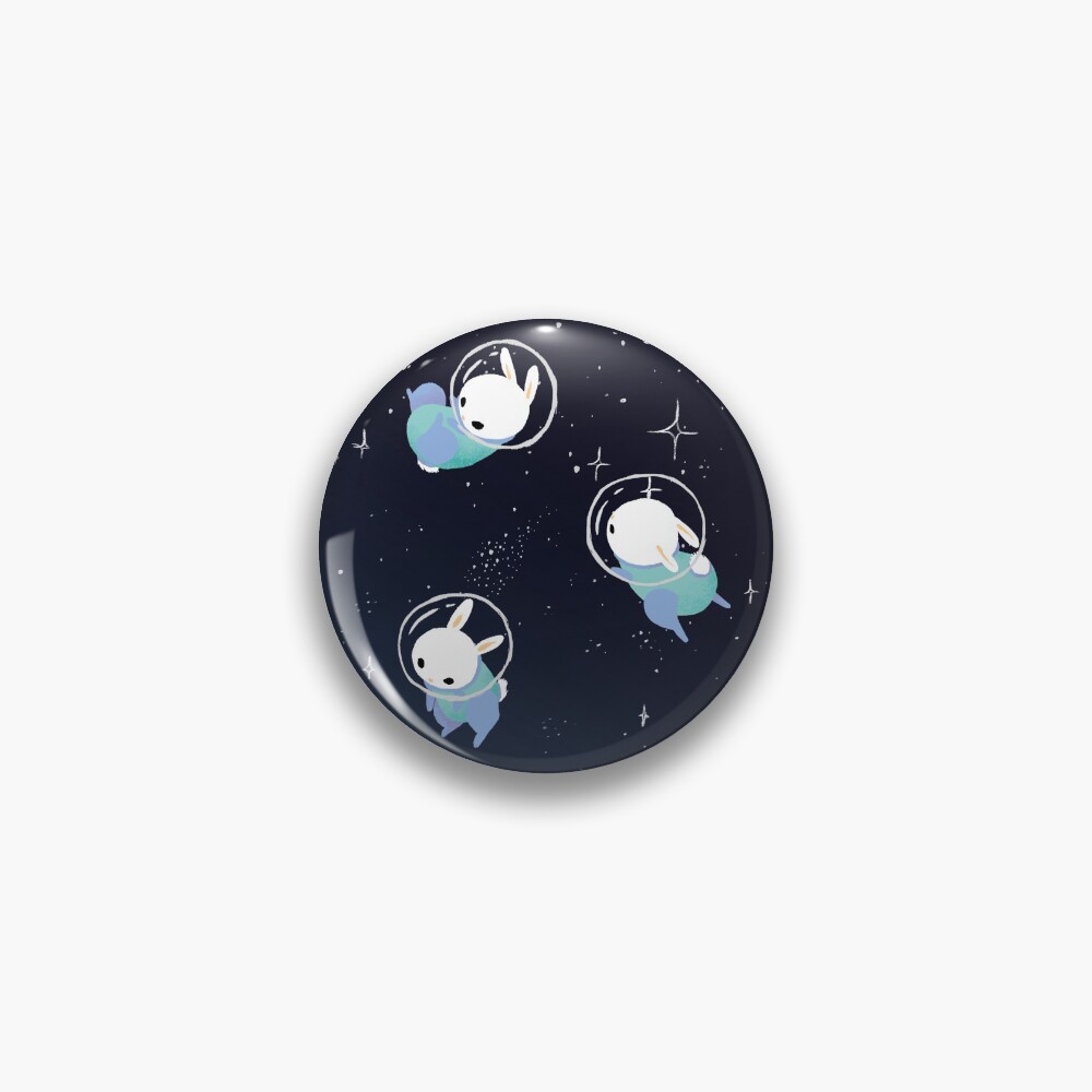 Space Bunnies Pin