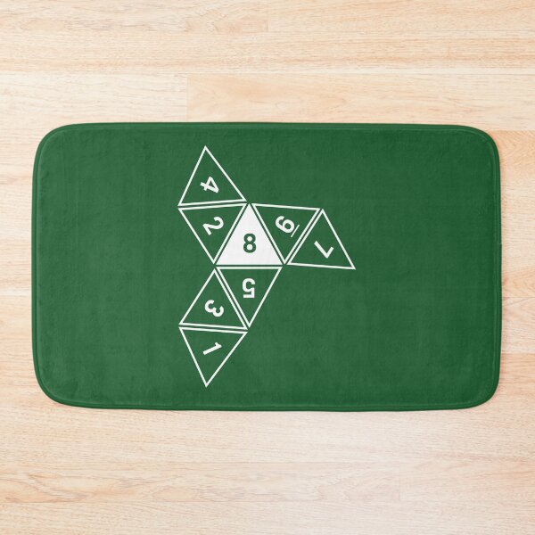 Item preview, Green Unrolled D8 designed and sold by clarkstpress.