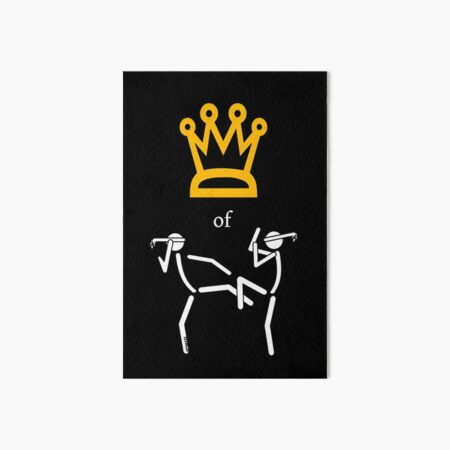 King/Queen of Muaythai Art Board Print