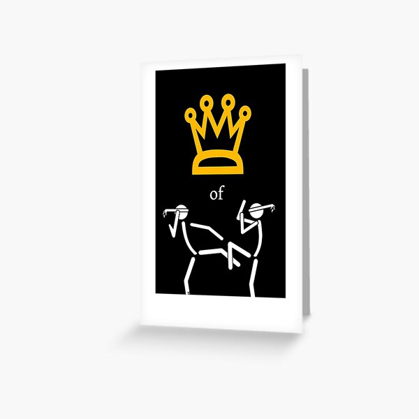 King/Queen of Muaythai Greeting Card