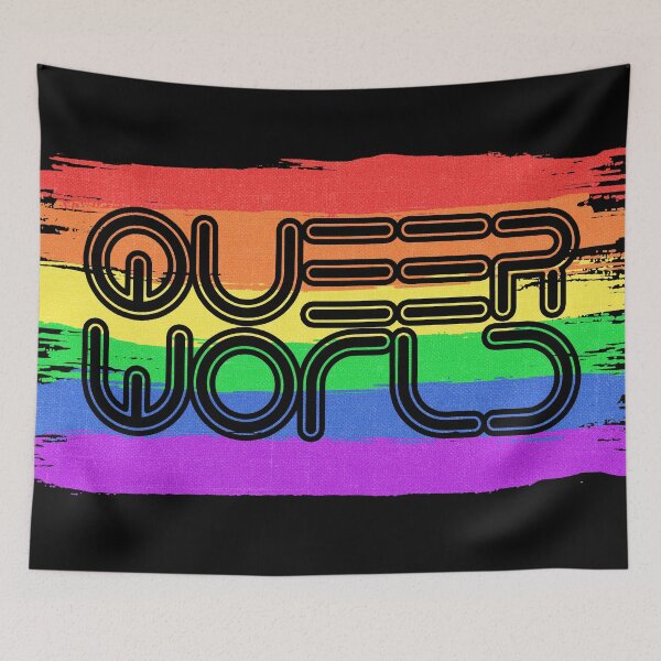 Item preview, Queer World LGBT Gay Pride designed and sold by RAWWR.