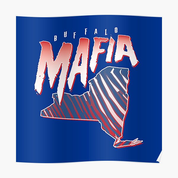 Buffalo Bills Mafia Zubaz New York State Poster for Sale by