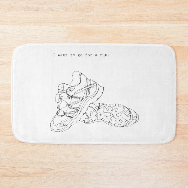 Item preview, I want to go for a run. designed and sold by ArtbyAnnieGrant.