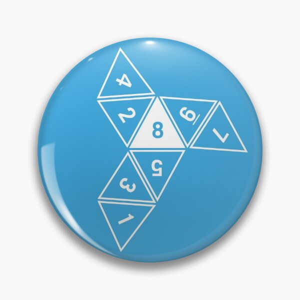 Item preview, Blue Unrolled D8 designed and sold by clarkstpress.